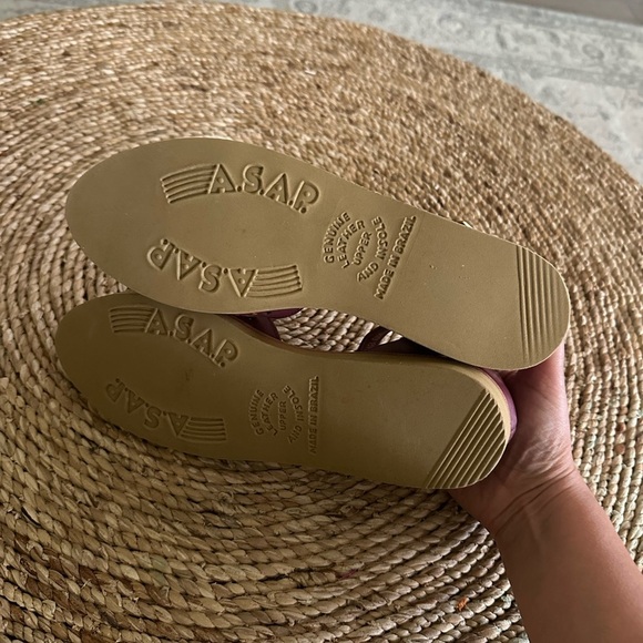 vintage beaded leather A.S.A.P size 8 NWOT - Picture 5 of 5